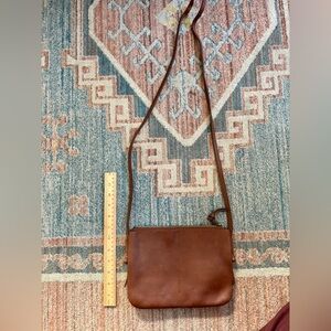 Madewell Brown Leather Crossbody Bag